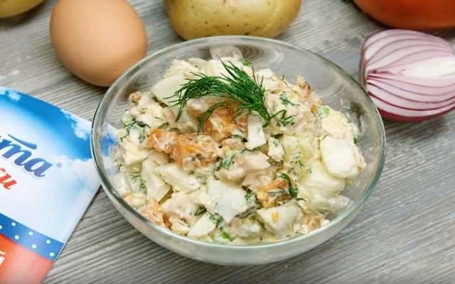 klassicheskie recepty prigotovleniya ochen vkusnykh salatov olive k novomu godu10 Класичні рецепти приготування дуже смачних салатів олівє до Нового року