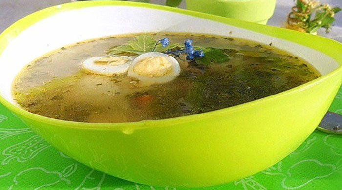  recepty prigotovleniya klassicheskogo shhavelevogo supa s yajjcom i krupami132 Рецепти приготування класичного щавлевого супу з яйцем і крупами