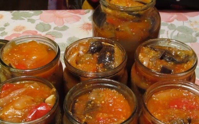  recepty prigotovleniya lecho iz pomidor i perca, s baklazhanami na zimu44 Рецепти приготування лечо з помідорів і перцю, баклажанів на зиму