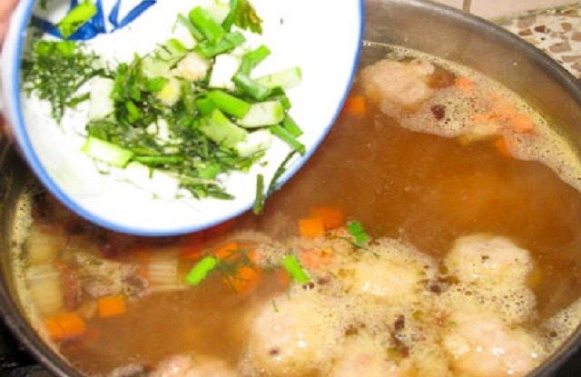  recepty prigotovleniya supa s frikadelkami i fasolyu30 Рецепти приготування супу з фрикадельками і квасолею