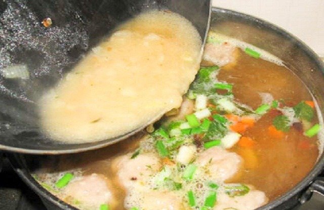  recepty prigotovleniya supa s frikadelkami i fasolyu31 Рецепти приготування супу з фрикадельками і квасолею