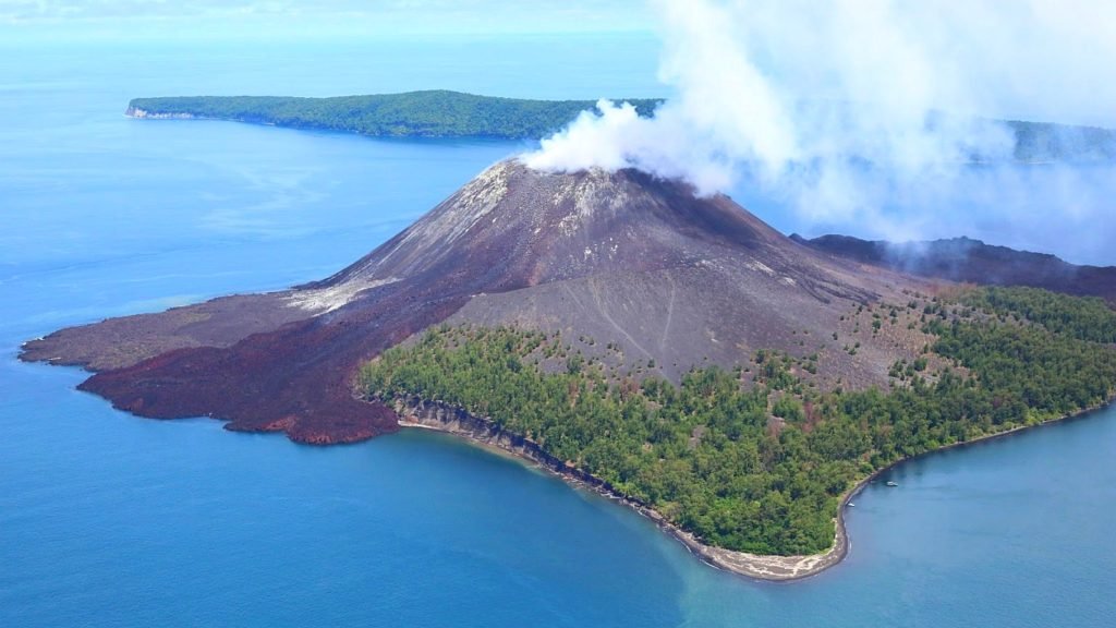 gde nakhoditsya vulkan krakatau na karte mira: koordinaty8 Де знаходиться вулкан Кракатау на карті світу: координати