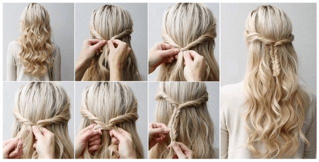 1b0a33b2c6279ddbecd6ee4737b72eba Ділові зачіски на середні і довгі волосся для жінок, на кожен день, з чубком і без. Кому підходять, як виглядають, як зробити своїми руками. Фото