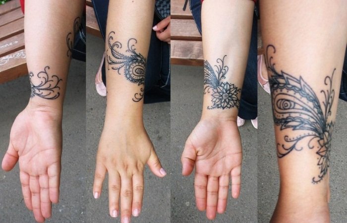 39cf7a974fb484bca9138bf83ceb31f4 Татуювання на руку для дівчат. Ескізи, візерунки, написи з перекладом, сенсом. Значення тату