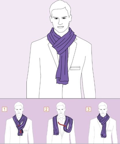 44841e984622517c471a100bb93aed5a Як завязати шарф на шиї різними способами жінці, чоловікові, восени або навесні, на пальто, фото, відео