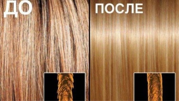 8134a29a86292d57acf1efc0b7da3671 Глазурування волосся. Що це, фото, шовкове, кольорове. Кошти Матрикс, Естель, набір. Ефект, як робити в домашніх умовах