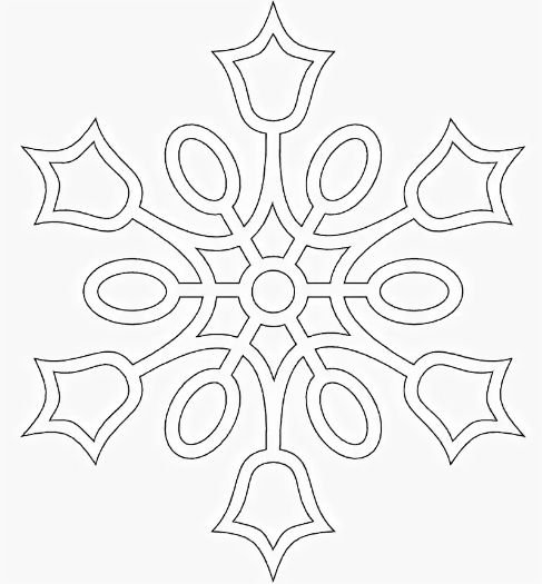 8c14f6e1cffad42c863a302c787f388a Трафарети (шаблони) сніжинок на вікна до нового року для вирізання з паперу