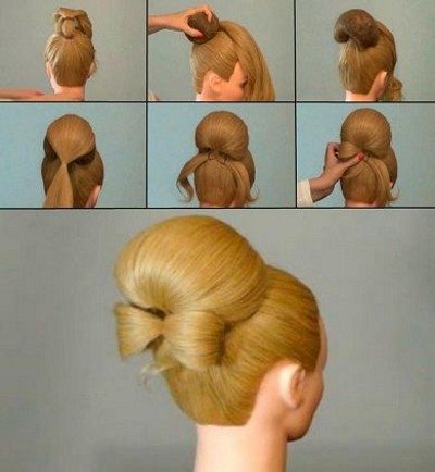 9608a0971aaf0f0a285a3ae59319492b Як зробити бант з волосся. Покрокова інструкція, фото на довгі, середні волосся для дівчинки і дівчата