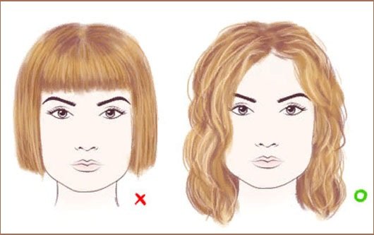 b7246bcc25f5c68cff02c3b4f5671b48 Дівчата з короткою стрижкою для круглого обличчя, з довгою чубчиком, на кучеряве волосся. Зачіски для молодих