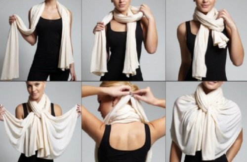 e740a5c086e82d6ee3093b7e1fd8c468 Як завязати шарф на шиї різними способами жінці, чоловікові, восени або навесні, на пальто, фото, відео
