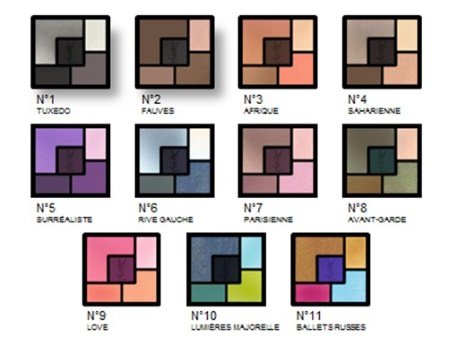 ec184ceb456cba48e14c36a23b68f99b Тіні для повік Ів Сен Лоран (Yves Saint Laurent): 5 кольорів, рідкі, моно, однушки, матові. Палітра кольорів, відгуки