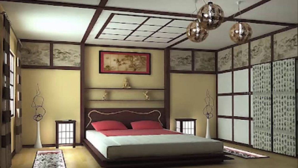 dizajjn komnaty v yaponskom stile: vybor oboev i krovati, dizajjn spalni475 Дизайн кімнати в японському стилі: вибір шпалер та ліжка, дизайн спальні