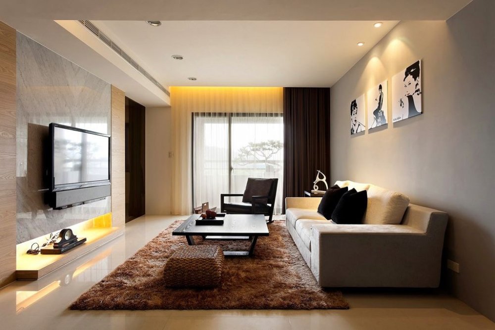  Інтерєр вітальні в сучасному стилі: як оформити красиву прямокутну і квадратну кімнату, вибрати колірну гаму і меблі
