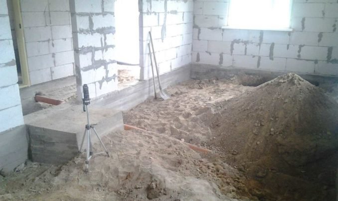 kak sdelat betonnyjj pol v chastnom dome21 Як зробити бетонну підлогу в приватному будинку