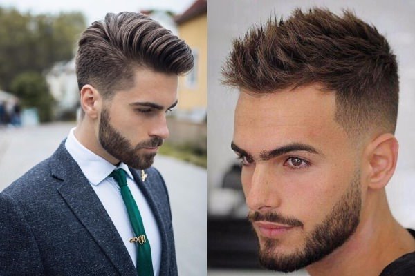 176296ce6a43ff490df944f48cb82c80 Зачіски на середні волосся для чоловіків з залисинами, високим чолом, стильні. Фото