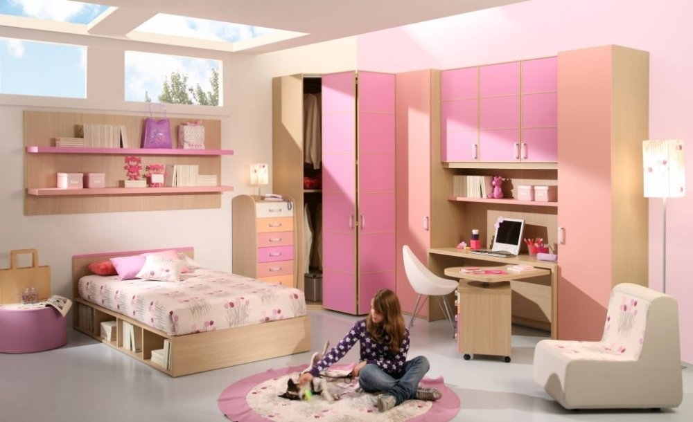 3ac98cdbd91b649aff7d4ee077fd092f Як оформити дитячу кімнату для дівчинки: дизайн приміщення та облаштування зон