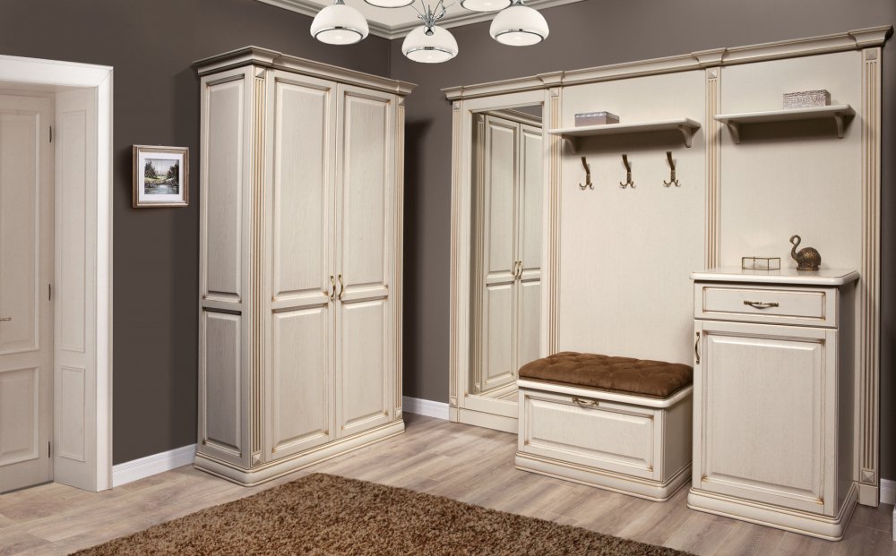 6293a28eb9d7b04f6121ab4480f70ae5 Меблі для вітальні в класичному стилі: дизайн інтерєру коридору