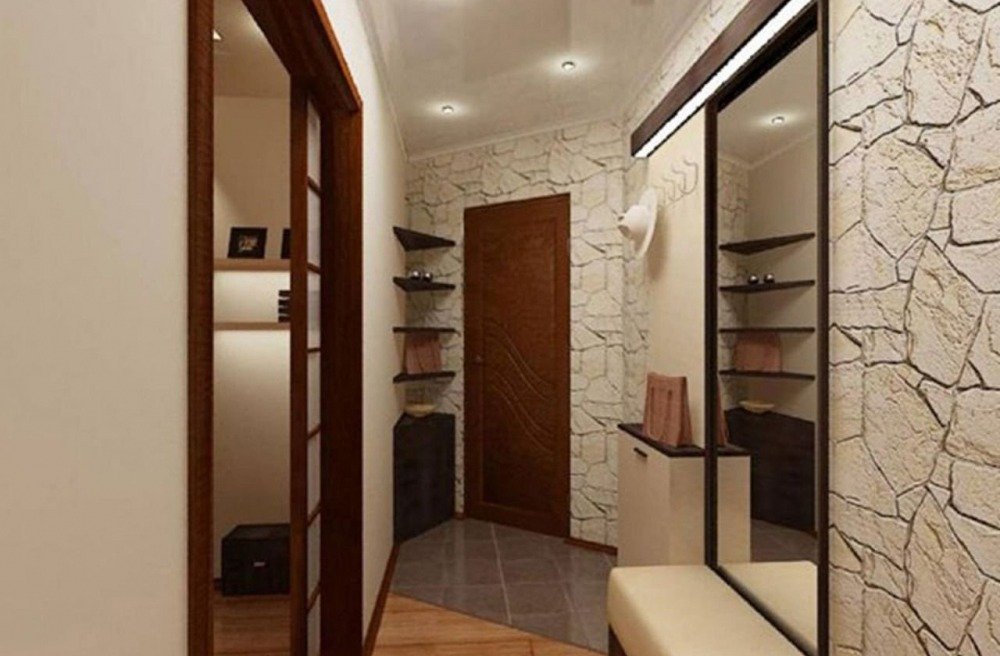 a38a3b4259f3c8b84c9f02e762f4d464 Дизайн передпокою в хрущовці: ремонт маленького коридору, оформлення стін, стелі, підлоги, розстановка меблів, ідеї для інтерєру