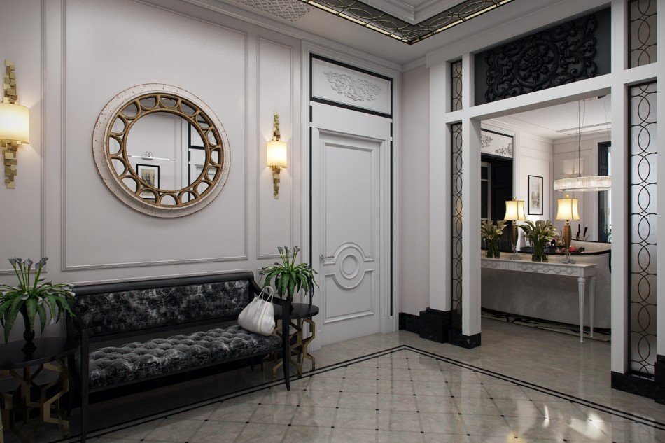 b835cb4ddb0495ead71c7b0af924900d Меблі для вітальні в класичному стилі: дизайн інтерєру коридору