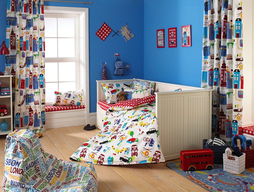 bda4c1891777e2463e3b7f4d2a5e17e1 Штори в дитячу кімнату для хлопчика: вибір кольору і тканини для інтерєру