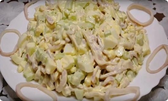 ca0a40fab2d47e76353ec10b3d48cb03 Дуже смачні салати з кальмарів на Новий рік 2021 2022 — найпростіші рецепти приготування