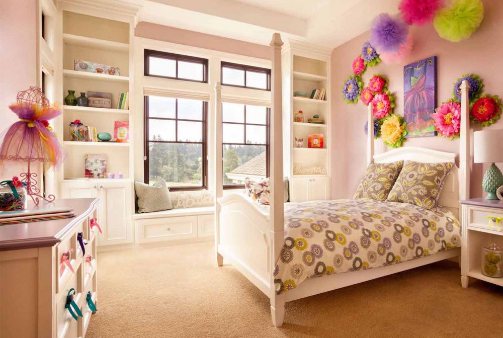 cfa374d16c148f6bc97c2655082a8ecb Як оформити дитячу кімнату для дівчинки: дизайн приміщення та облаштування зон
