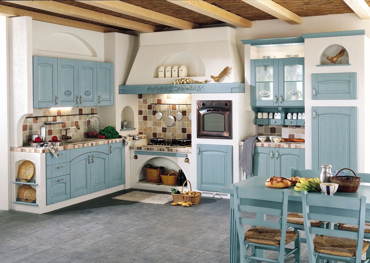 ded465599738d07c61e4f4a48e753d14 Кухня у стилі Прованс: дизайн шпалер, плитки, кухонного гарнітура, аксесуарів, картинок і текстилю для кухні в прованському стилі