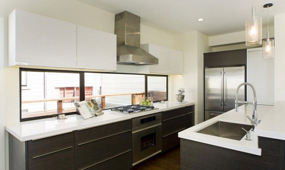 e5a0f9a08de166c823d8dad140cdafdd Дизайн вузької кухні: як оформити кухонний інтерєр витягнутої планування в квартирі або будинку