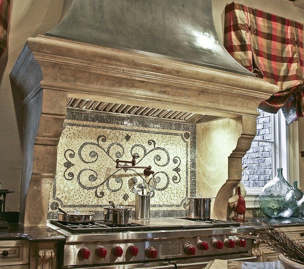 e9a63e873590b9fa41a2518cb214a3a5 Плитка для кухні на фартух: настінна керамічна для класичної кухні, зі штучного каменю, варіанти дизайну в іспанському стилі