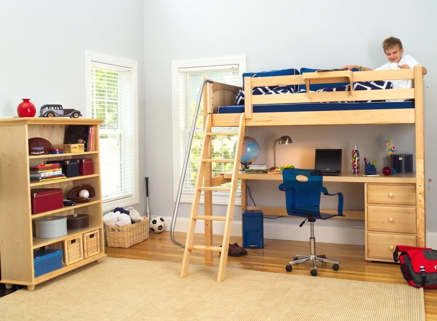 fe38dc9f463946ab954a29b71f4f77fe Дитяча кімната для двох дітей різного віку дизайн: простір і меблі
