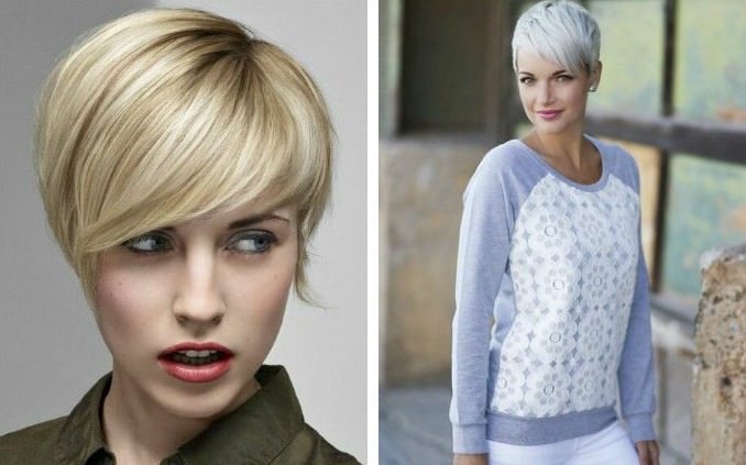 5fc61606a8c5cc7e702e7f3c5b052d8b Модні стрижки з чубчиком на короткі волосся для жінок. Фото, варіанти
