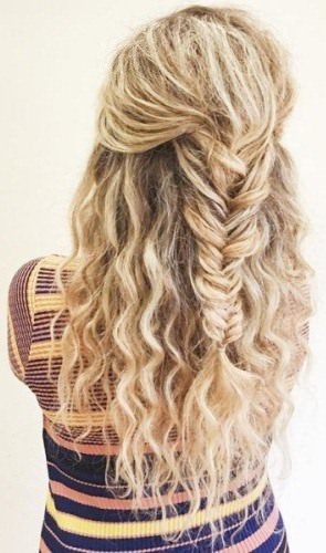 c9c086c735ded7a8621629f31ec948a3 Красиві зачіски з локонами на середні волосся, плетінням, чубчиком для дівчаток. Фото, як зробити самостійно