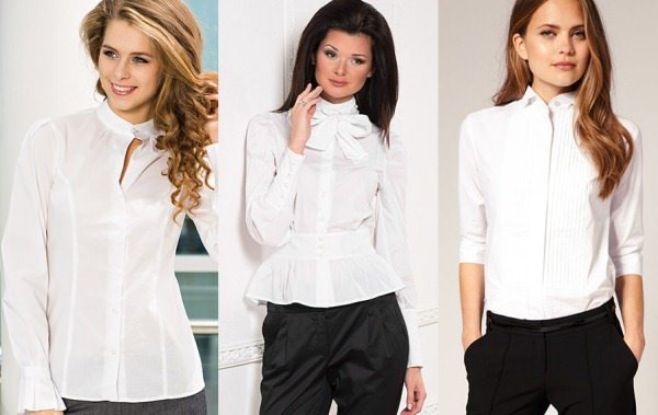 0397fc72934694d0b1f1271a9fb6eb8e Біла жіноча блузка. З чим носити вільну, шовкову сорочку, для повних