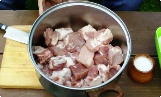 27503fe248366c828bee51e156a78e1e Шашлик зі свинини з найсмачнішим маринадом, щоб мясо було мяким і соковитим