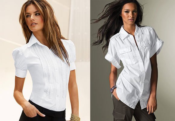 c5da77f07cc4c35da95a3364a08dc95d Біла жіноча блузка. З чим носити вільну, шовкову сорочку, для повних