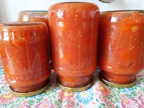 kak prigotovit pomidory v sobstvennom soku na zimu  recepty   palchiki oblizhesh68 Як приготувати помідори у власному соку на зиму? Рецепти — пальчики оближеш