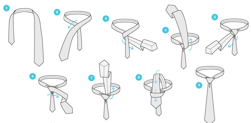 4 sposoba krasivo zavyazat galstuk136 4 способи красиво завязати краватку