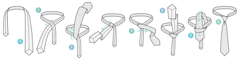 4 sposoba krasivo zavyazat galstuk140 4 способи красиво завязати краватку