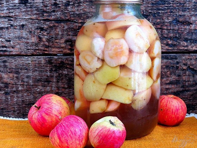 4a87aa4ec43d1ded829287fbd4e93298 Компот з яблук на зиму — простий рецепт смачного яблучного компоту