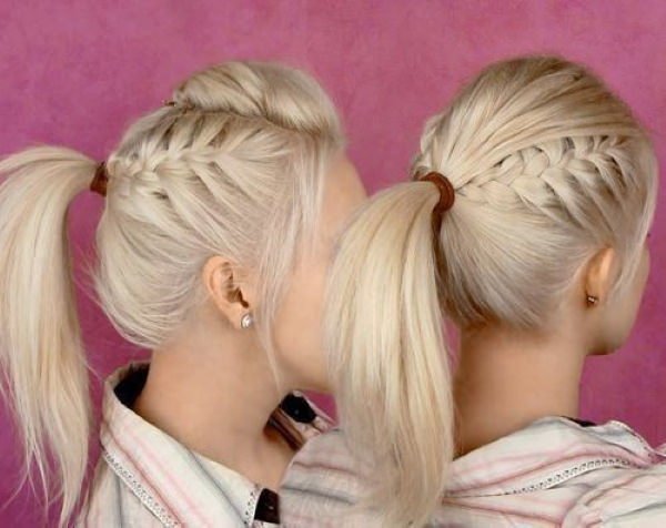 6c9bb04b2070c4028d589085b97d1e5e Красиві зачіски з короткого волосся для дівчаток і жінок. Фото, як зробити покроково