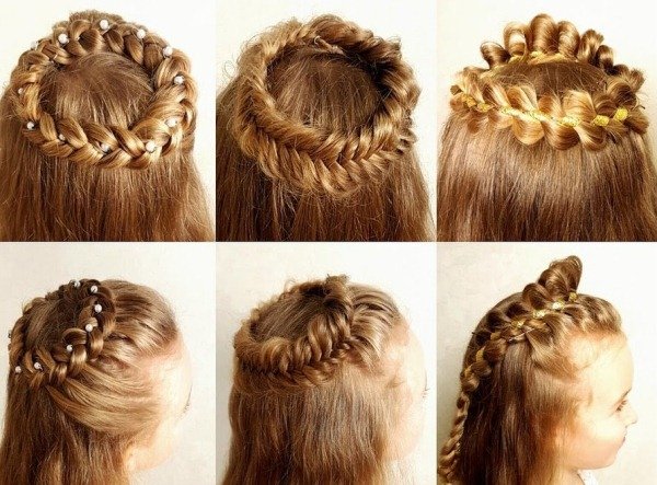 8f3e2d4c0995e6dc11fe070f5895dec2 Красиві зачіски на довге волосся на торжество для жінок і дівчаток. Фото, інструкції, як зробити
