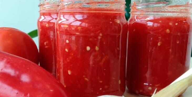 adzhika iz pomidor i chesnoka: klassicheskie recepty na zimu8 Аджика з помідор і часнику: класичні рецепти на зиму