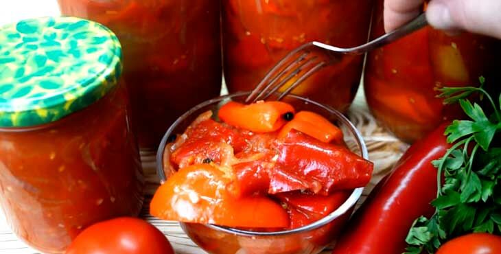 lecho iz perca i pomidor na zimu: recepty palchiki oblizhesh354 Лечо з перцю і помідорів на зиму: рецепти пальчики оближеш