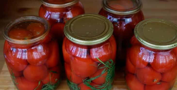 pomidory marinovannye na zimu   ochen vkusnye i sladkie467 Помідори мариновані на зиму   дуже смачні і солодкі