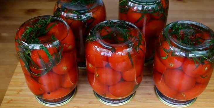 pomidory marinovannye na zimu   ochen vkusnye i sladkie471 Помідори мариновані на зиму   дуже смачні і солодкі