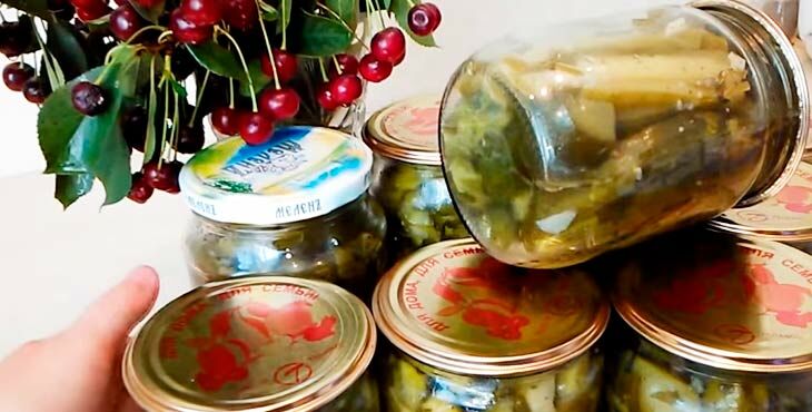 samye vkusnye salaty iz ogurcov na zimu62 Найсмачніші салати з огірків на зиму