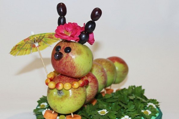 00a12aec5a93b4ea7170a99602e07a32 Вироби з овочів та фруктів для виставки Осені в школу і дитячий садок — найкрасивіші ідеї