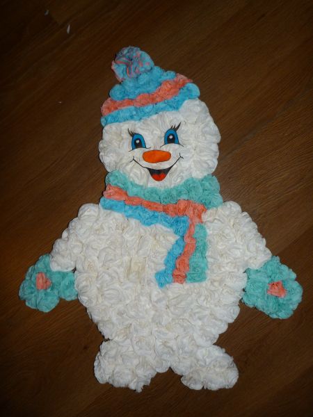  Сніговик своїми руками на Новий рік з підручних матеріалів