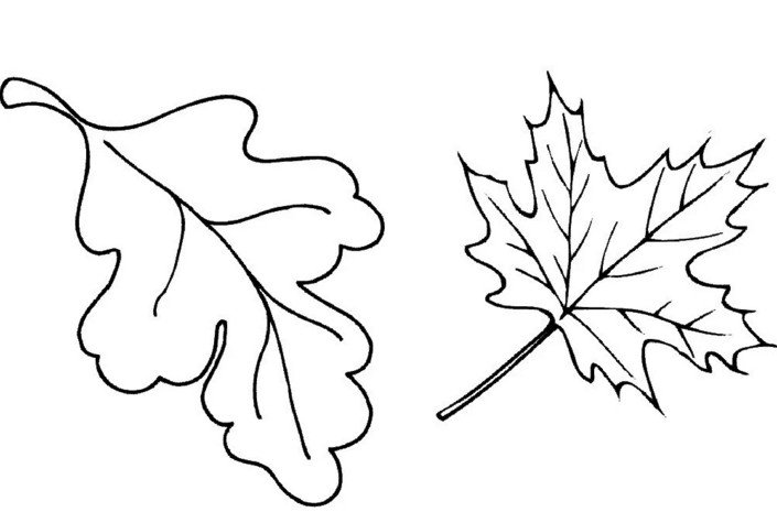 0ce8945f52a849b187c094612f404d71 Осіннє листя з паперу + шаблони і трафарети для вирізання