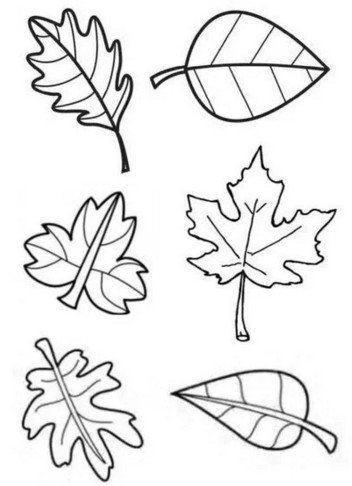 76494fea0293bb0ab98f13785ade1bd7 Осіннє листя з паперу + шаблони і трафарети для вирізання